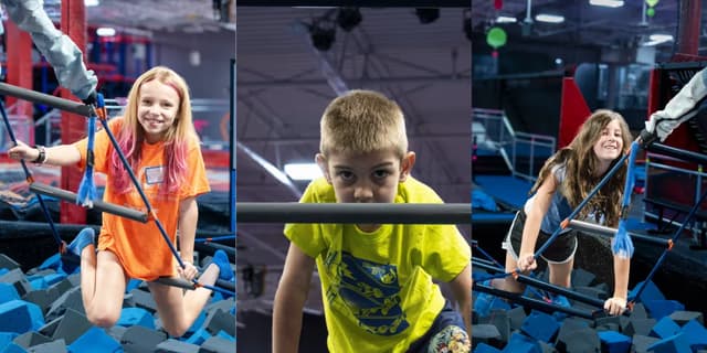 St-Catharines - Aero Ladder at AeroSports St Catharines indoor trampoline park