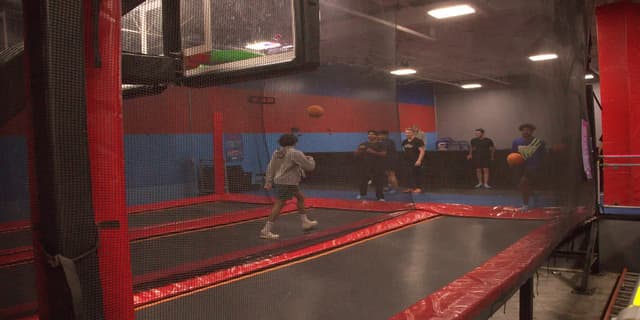 London - Slam Basketball at AeroSports London indoor trampoline park